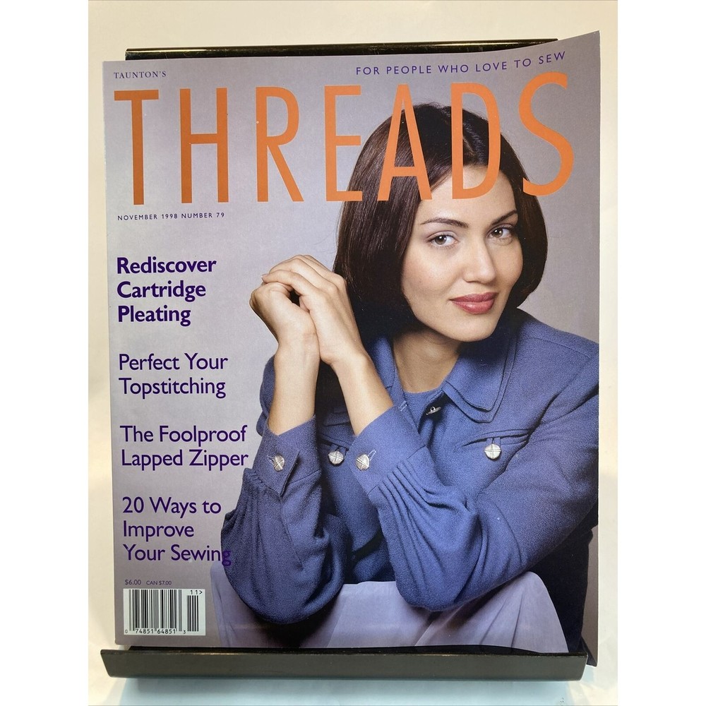 Taunton's Threads Magazine November 1998 #79 See Pics for Articles
